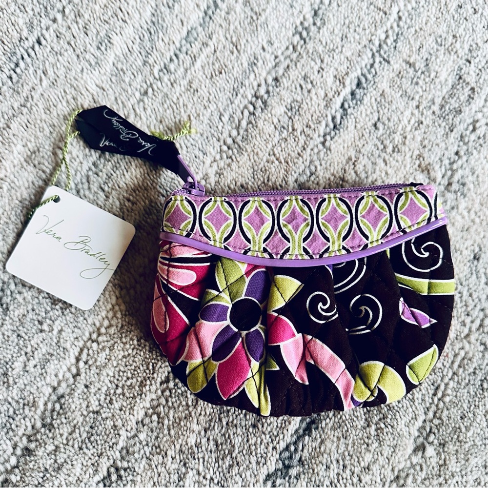 Vera Bradley Sweetheart Pouch Purple Punch Coin purse